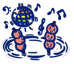 Mr. & Mrs. Fishy Ball sticker #7406945