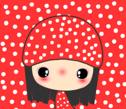 I love star girl sticker #7407717