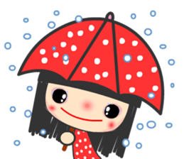 I love star girl sticker #7407750