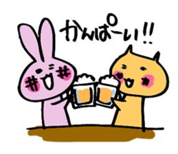 hebereke usagi part2 sticker #7408206