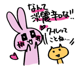 hebereke usagi part2 sticker #7408234
