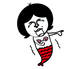 Mermaid  Mom sticker #7408372