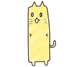 Lengthwise Cat sticker #7408996