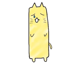 Lengthwise Cat sticker #7409018