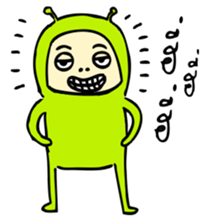 G-MAN from outer space sticker #7409457