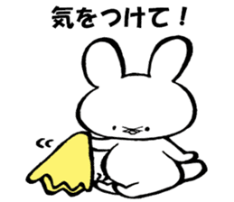 Unfortunate cat and alien rabbit sticker #7409485