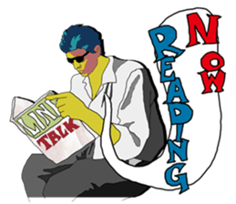 Strangers of "Bop Night" sticker #7409698