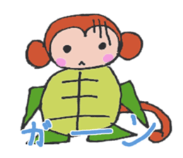 Sarugame-san for Housewife sticker #7409922