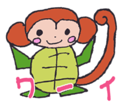 Sarugame-san for Housewife sticker #7409928