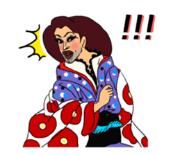 Japanese Oiran gay sticker sticker #7410076