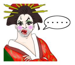 Japanese Oiran gay sticker sticker #7410077