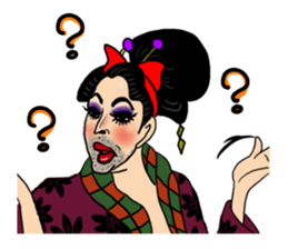 Japanese Oiran gay sticker sticker #7410079