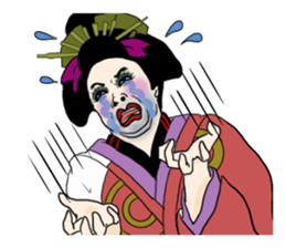 Japanese Oiran gay sticker sticker #7410083
