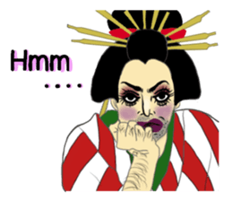 Japanese Oiran gay sticker sticker #7410086