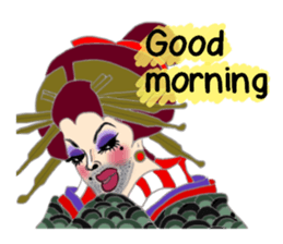 Japanese Oiran gay sticker sticker #7410088