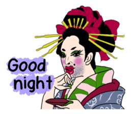 Japanese Oiran gay sticker sticker #7410089