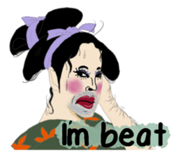 Japanese Oiran gay sticker sticker #7410097