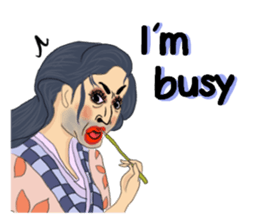 Japanese Oiran gay sticker sticker #7410099