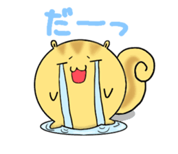 Round squirrel sticker #7410131