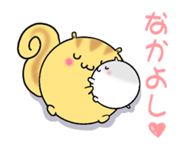 Round squirrel sticker #7410143