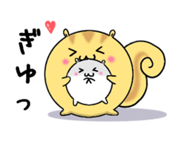 Round squirrel sticker #7410144