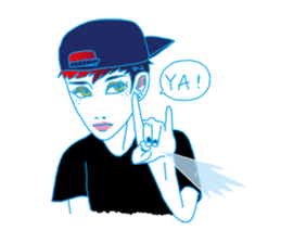 Dofens / Colorfull girls sticker #7412040