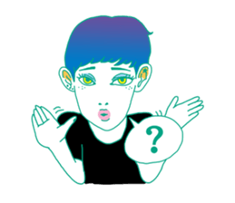 Dofens / Colorfull girls sticker #7412042