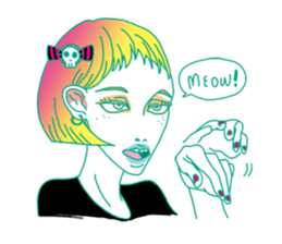 Dofens / Colorfull girls sticker #7412046