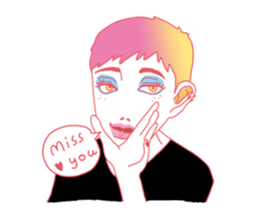 Dofens / Colorfull girls sticker #7412049