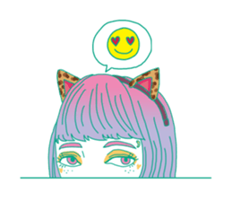 Dofens / Colorfull girls sticker #7412055