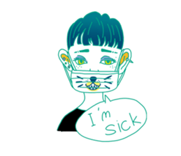 Dofens / Colorfull girls sticker #7412070