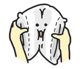 Underleg pillow & his bed friends sticker #7412358