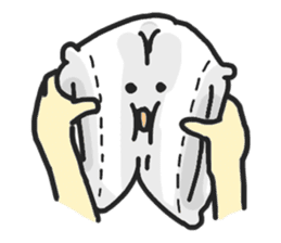 Underleg pillow & his bed friends sticker #7412358