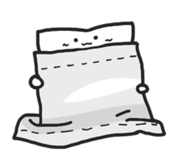 Underleg pillow & his bed friends sticker #7412363