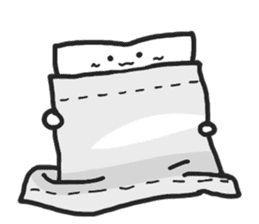 Underleg pillow & his bed friends sticker #7412363