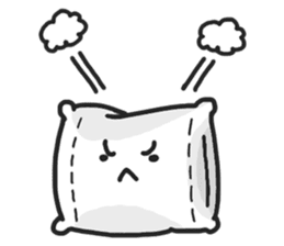 Underleg pillow & his bed friends sticker #7412370