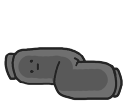 Underleg pillow & his bed friends sticker #7412376