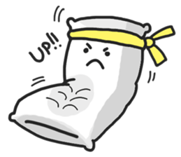 Underleg pillow & his bed friends sticker #7412383