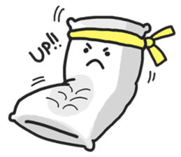 Underleg pillow & his bed friends sticker #7412383