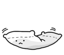 Underleg pillow & his bed friends sticker #7412384