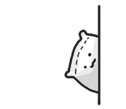 Underleg pillow & his bed friends sticker #7412386