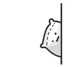 Underleg pillow & his bed friends sticker #7412386