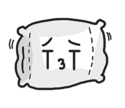 Underleg pillow & his bed friends sticker #7412392