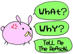 Round Bunny : ENGLISH Ver. Part 2 sticker #7412457