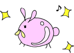 Round Bunny : ENGLISH Ver. Part 2 sticker #7412469