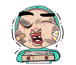 Life is a struggle sticker #7412910