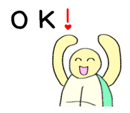 Kamechan's Message  English version sticker #7412921