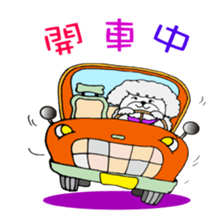 Orange Lady's life attitudes. sticker #7413059