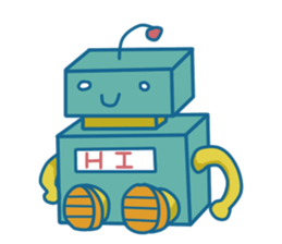 The robot who calls Robot sticker #7413236