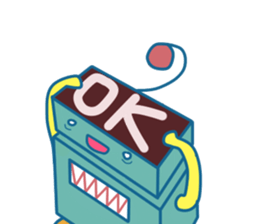 The robot who calls Robot sticker #7413237